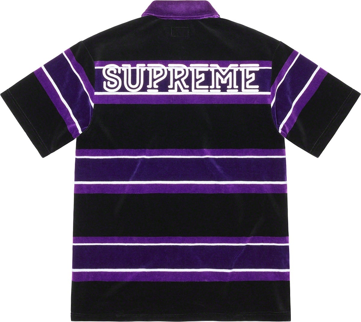Stripe Velour Polo view 6